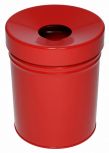 Abfallbehälter TKG FIRE EX Deckel Rot 30 Liter